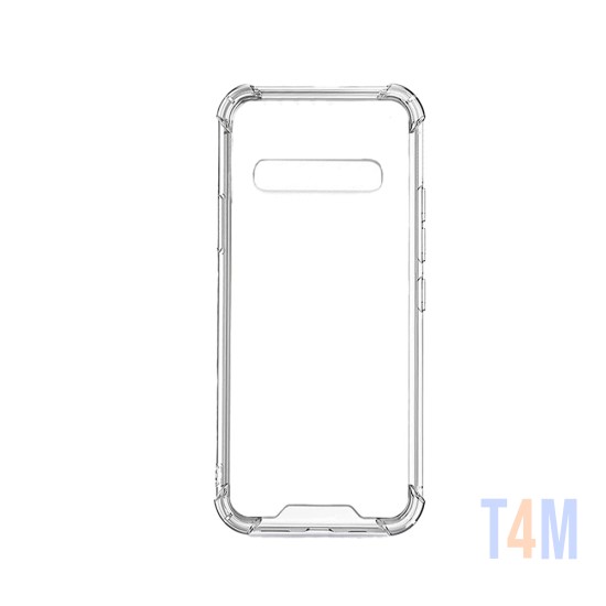 Silicone Hard Corners Case for Samsung Galaxy S10 Plus Transparent